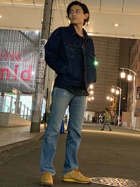 リーバイス STAFF MENさん（メンズ・175cm）の秋コーディネート