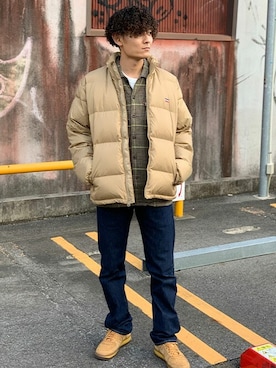 「Levi's（リーバイス）のアイテム（ブルゾン）」を使った、リーバイス STAFF MENさん（メンズ・175cm）の冬コーディネート