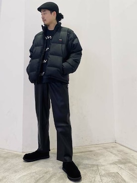 「Levi's（リーバイス）のアイテム（ブルゾン）」を使った、リーバイス STAFF MENさん（メンズ・170cm）の冬コーディネート