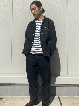 「Levi's RED（リーバイスレッド）のアイテム」を使った、リーバイス STAFF MENさん（メンズ・173cm）の冬コーディネート