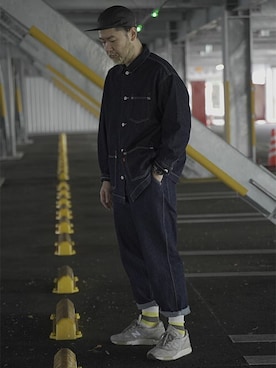「Levi's RED（リーバイスレッド）のアイテム」を使った、リーバイス STAFF MENさん（メンズ・174cm）の冬コーディネート