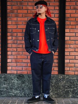 Levi's(R)RED RELAXED TAPER TROUSER OX RINSEを使ったショップ