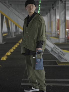 「Levi's RED（リーバイスレッド）のアイテム」を使った、リーバイス STAFF MENさん（メンズ・164cm）の冬コーディネート