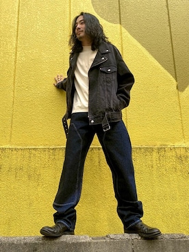 「Levi's RED（リーバイスレッド）のアイテム」を使った、リーバイス STAFF MENさん（メンズ・170cm）の冬コーディネート