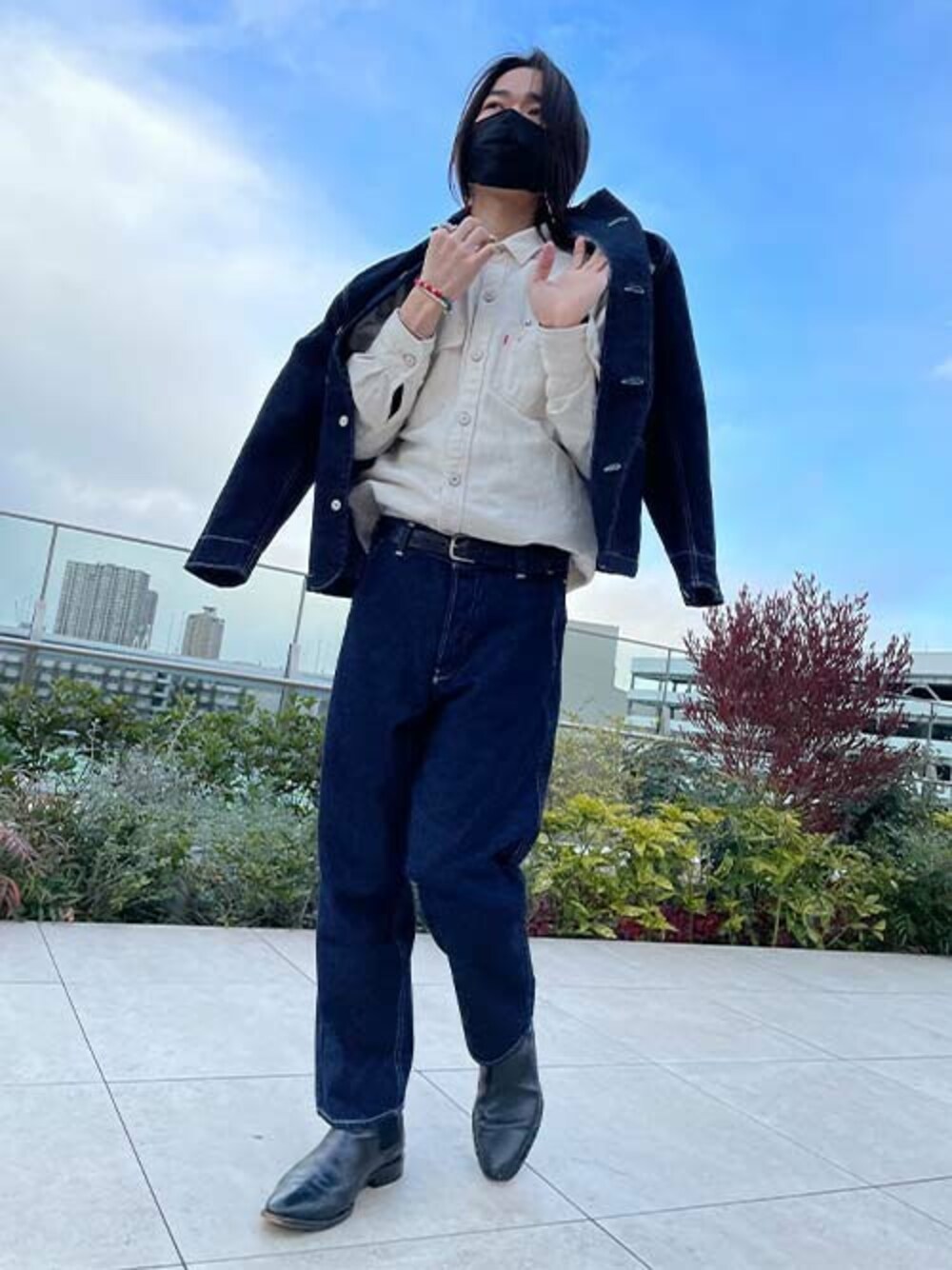 Levi's(R)RED RELAXED TAPER TROUSER OX RINSEを使った人気