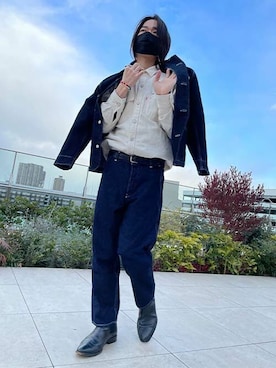 「Levi's RED（リーバイスレッド）のアイテム」を使った、リーバイス STAFF MENさん（メンズ・177cm）の春コーディネート