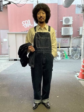 「Levi's RED（リーバイスレッド）のアイテム」を使った、リーバイス STAFF MENさん（メンズ・180cm）の春コーディネート