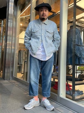 「Levi's RED（リーバイスレッド）のアイテム」を使った、リーバイス STAFF MENさん（メンズ・178cm）の春コーディネート