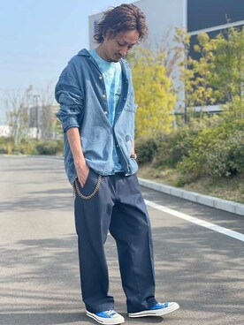 「リーバイス」｜リーバイス STAFF MENさん（メンズ・174cm）の春コーディネート