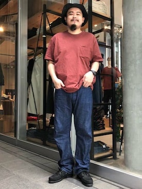 「リーバイス」｜リーバイス STAFF MENさん（メンズ・178cm）の春コーディネート