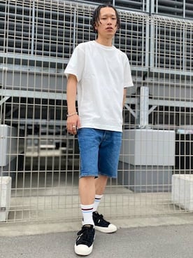 「リーバイス」｜リーバイス STAFF MENさん（メンズ・164cm）の春コーディネート