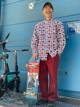 リーバイス STAFF MENさん（メンズ・169cm）の夏コーディネート