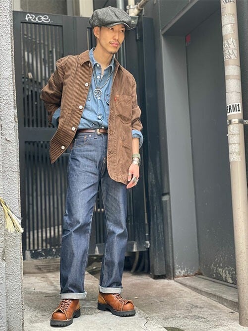 リーバイス STAFFリーバイス STAFF MENさんのカバーオールを使っ