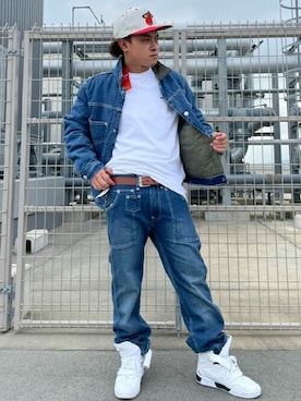 リーバイス STAFF MENさん（メンズ・160cm）の秋コーディネート