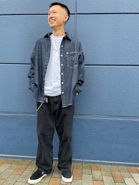 リーバイス STAFF MENさん（メンズ・164cm）の秋コーディネート