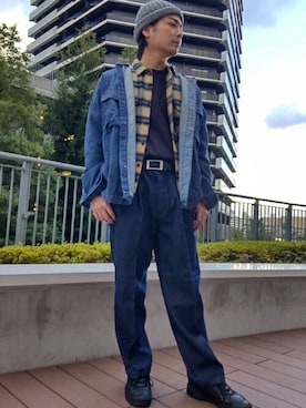 リーバイス STAFF MENさん(メンズ・171cm)の秋コーディネート