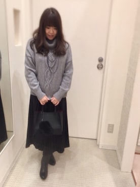 「アイテム（手袋）」を使った、h.iさん（レディース・150cm）の冬コーディネート