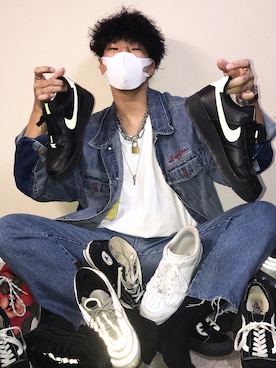 「SEANJOHN（ショーンジョン）のアイテム（ジャケット/アウター）」を使った、shogoさん（メンズ・177cm）の春コーディネート
