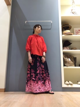 「ビーサンコーデ」｜イヌヅカさん（レディース・154cm）の春コーディネート