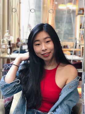 「PULL&BEAR（プルアンドベア）のアイテム（キャミソール）」を使った、Daisyさん（レディース・160cm）の春コーディネート