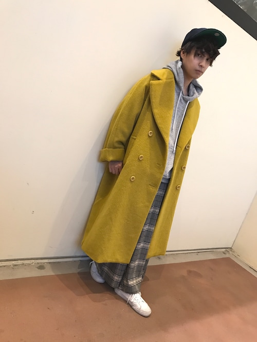 Pop Wegoのチェスターコートを使ったコーディネート Wear