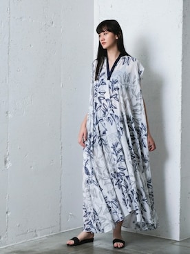 「アイテム（ワンピース/ドレス）」を使った、mintdesignsさん（レディース・175cm）の夏コーディネート