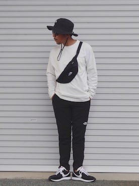 「ノースフェイス」｜TAKAOさん（メンズ・167cm）の春コーディネート