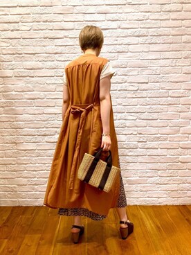 marikoさんの「レオパードプリーツスカート」を使ったコーディネート