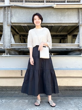 綾乃さん(レディース・170cm)の春コーディネート