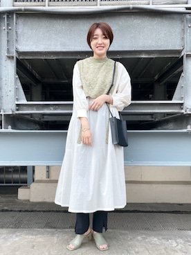 綾乃さん（レディース・170cm）の春コーディネート