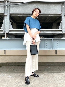 綾乃さん（レディース・170cm）の夏コーディネート