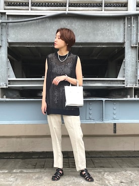 綾乃さん（レディース・170cm）の夏コーディネート