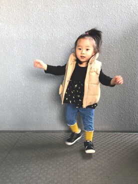 oririiiiiさん（キッズ・80cm）の冬コーディネート