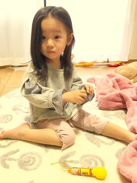 oririiiiiさん（キッズ・90cm）の春コーディネート