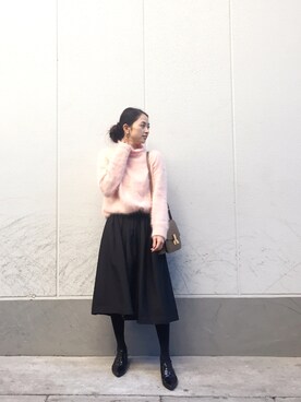 Hinaさん（レディース・156cm）の冬コーディネート