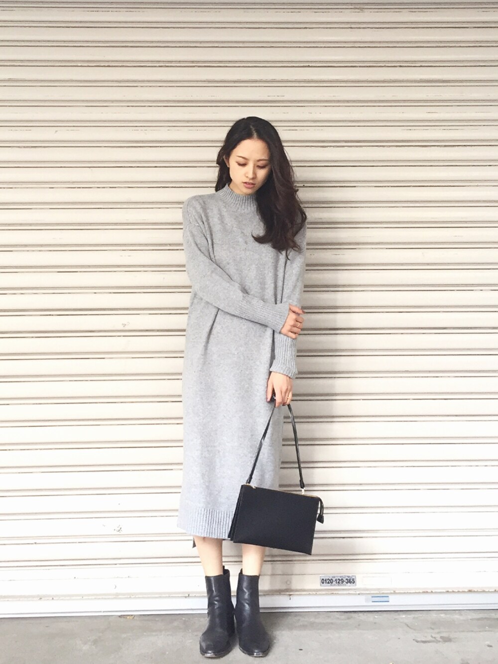 TODAYFUL - TODAYFUL ハイネック コクーン ニット ワンピース todayful ハイネックニットワンピ（todayful リブ タイトロング
