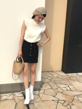 Hinaさん（レディース・156cm）の夏コーディネート