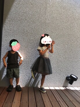 ニコりん^ ^さん（キッズ・100cm）の夏コーディネート