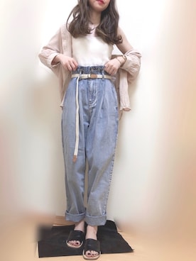 「アイテム（バングル/リストバンド）」を使った、yuririn*さん（レディース・155cm・20代）の夏コーディネート