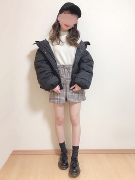「ZOZOでしか買えない」｜「アイテム（帽子）」を使った、yuririn*さん（レディース・156cm）の秋コーディネート