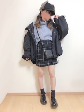 「OF LIFE（オブライフ）のアイテム（帽子）」を使った、yuririn*さん（レディース・156cm）の秋コーディネート