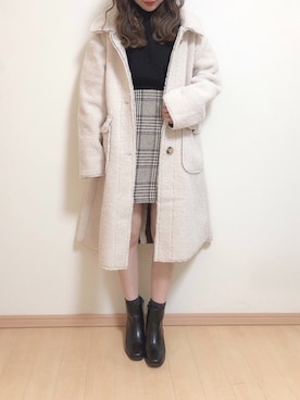 「ヴァニーユー」｜yuririn*さん（レディース・156cm）の冬コーディネート