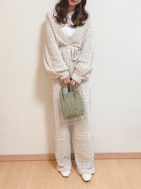 「ヴァニーユー」｜yuririn*さん（レディース・156cm）の冬コーディネート