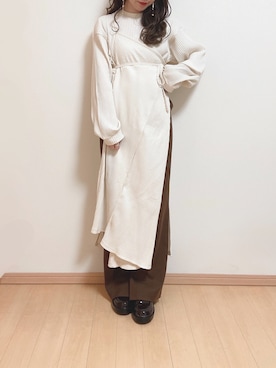 「AS KNOW AS PINKY（アズノゥアズピンキー）のアイテム（ローファー）」を使った、yuririn*さん（レディース・156cm）の春コーディネート