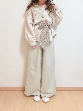 「ミサリナ」｜「アイテム（ジャケット/アウター）」を使った、yuririn*さん（レディース・156cm）の春コーディネート