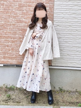 「ミサリナ」｜「アイテム（ジャケット/アウター）」を使った、yuririn*さん（レディース・156cm）の春コーディネート