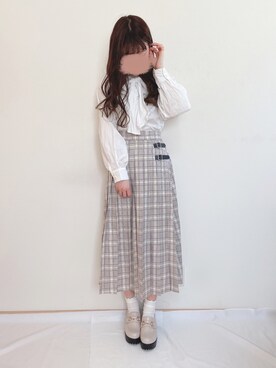 「pairpair」｜「アイテム（レッグウェア）」を使った、yuririn*さん（レディース・156cm）の春コーディネート