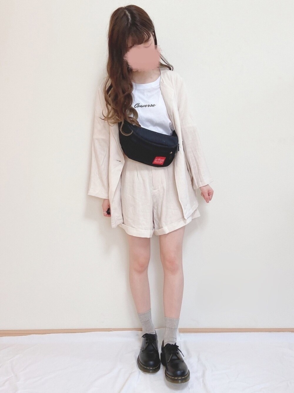 yuririn*さんの「レーヨン麻スラブサマージャケット（Mysa&Liina）」を使ったコーディネート