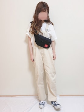 「CONVERSE（コンバース）のconverse（コンバース） ALL STAR OX（オールスターOX）（スニーカー）」を使った、yuririn*さん（レディース・156cm）の春コーディネート