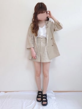 yuririn*さん(レディース・156cm)の夏コーディネート